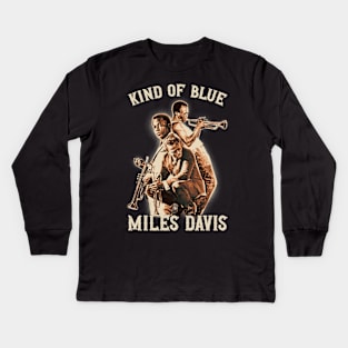 Kind Of Blue Kids Long Sleeve T-Shirt